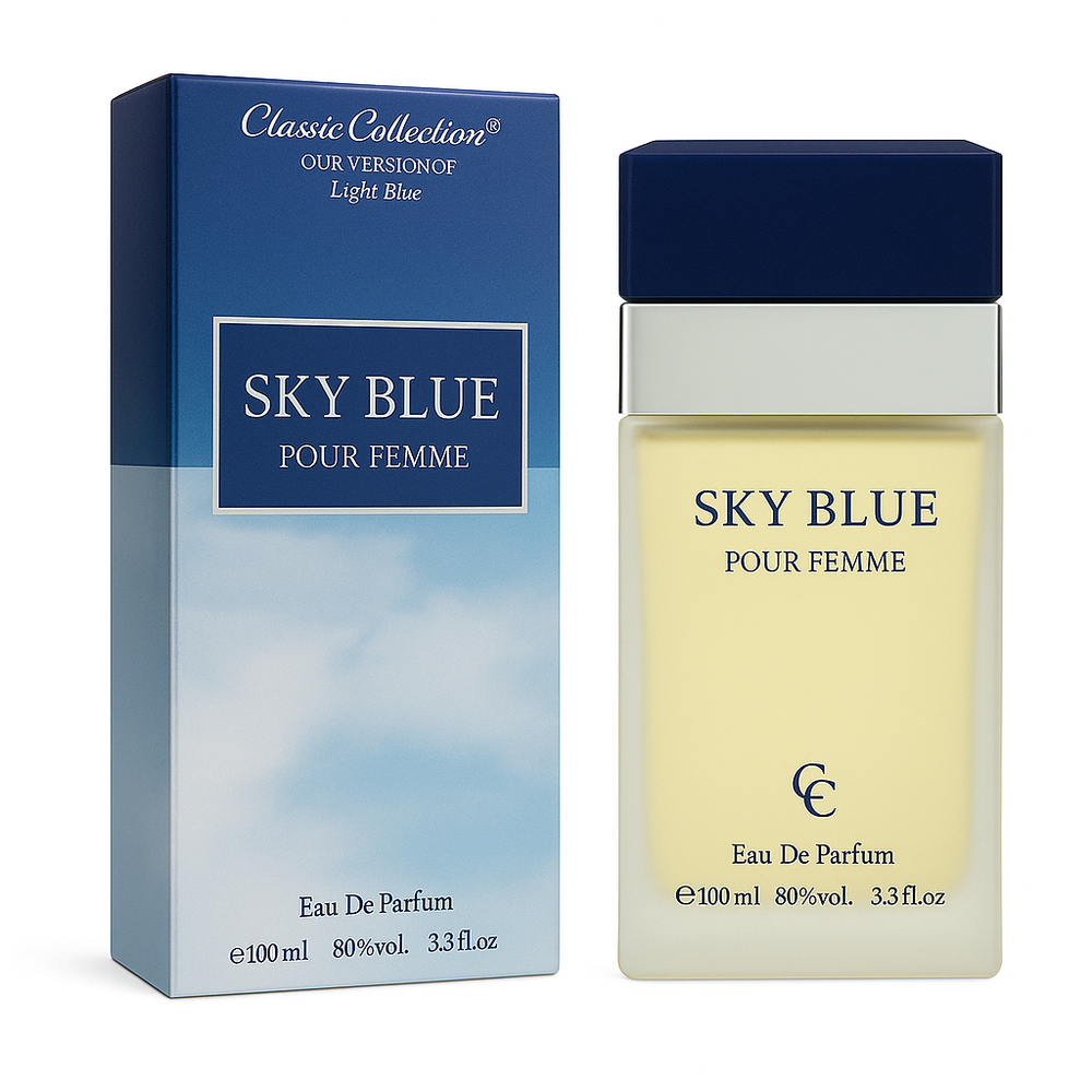 Sky Blue For Women Parfum - 3.3 Oz Inspired by Dolce & Gabanna Light Blue image 0