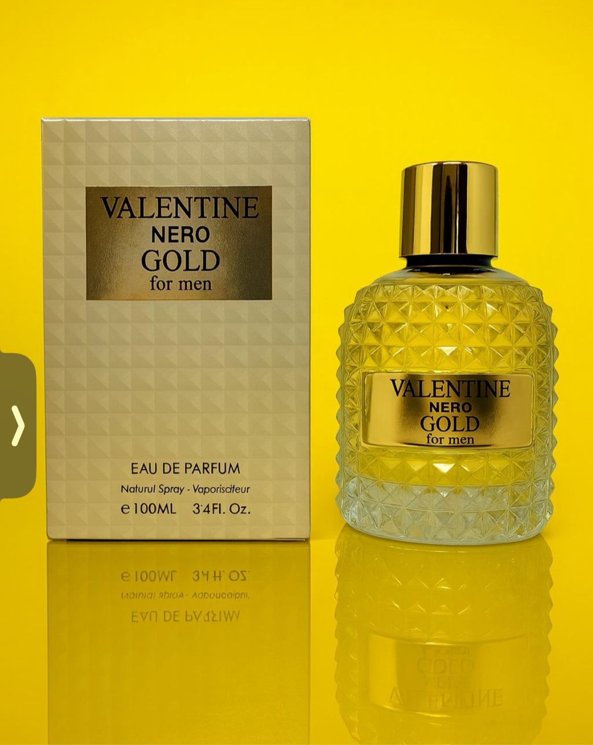 Valentine Nero Gold 3.4oz - Inspired by Valentino born in Roma gold