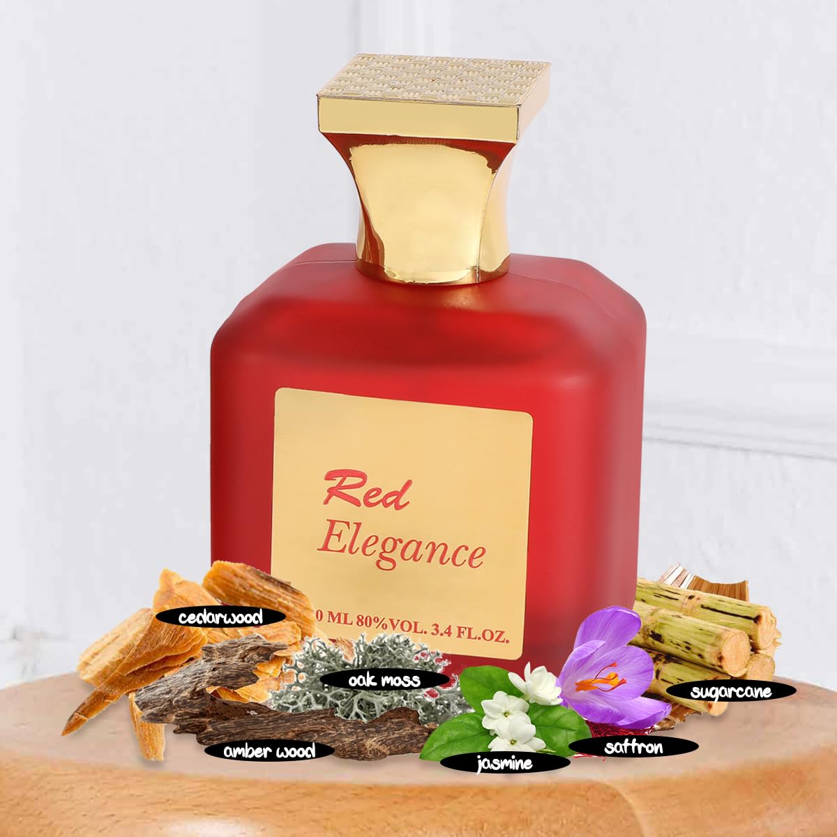 Red Elegance Perfume Cologne Unisex - 3.4oz - Inspired by 540