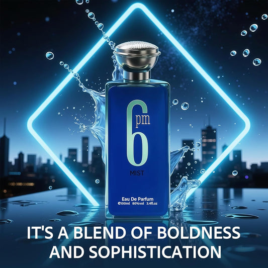 6PM Mist Cologne Perfume 3.4 Fl Oz - Men's Fragrance