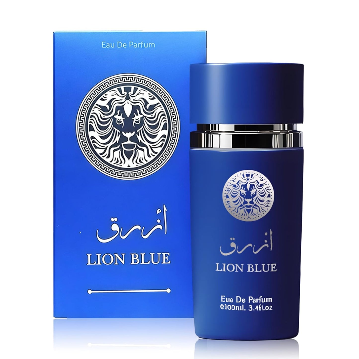Lion Blue Original Natural Spray Cologne ,Long-Lasting Scent Perfume for Men - Inspired by Lattafa Zanzibar