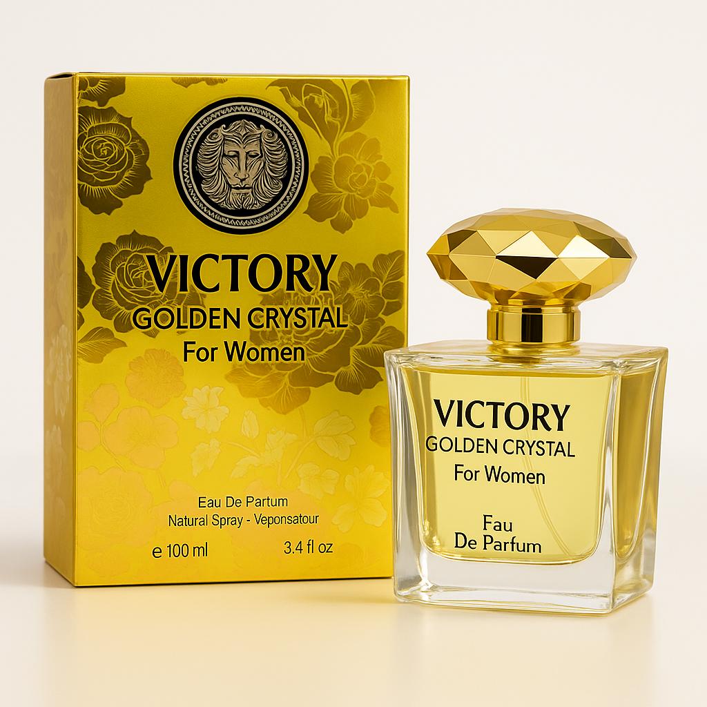 Victory Golden Crystal Perfume - 3.4oz - Inspired by Versace Yellow Diamond