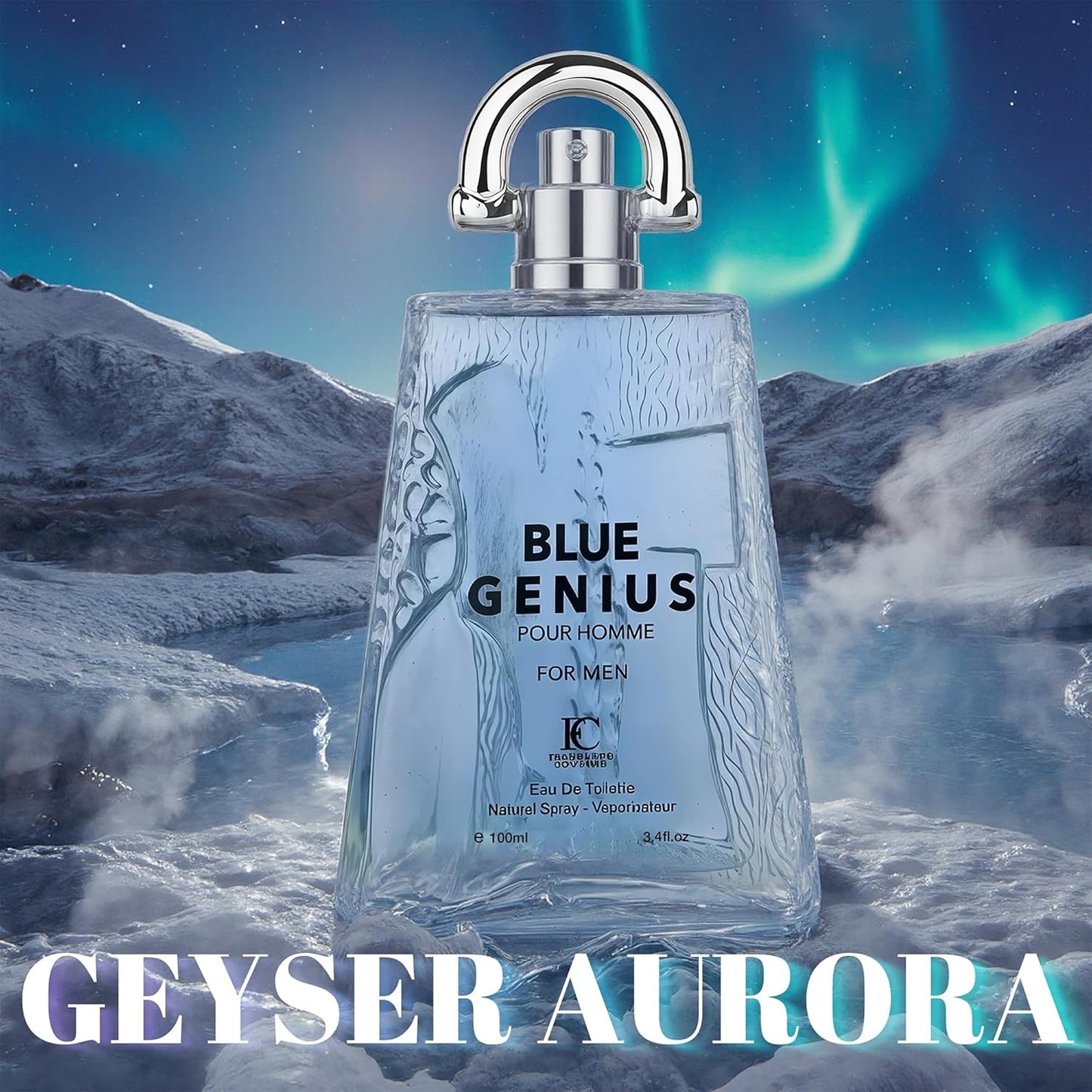 Genius Blue For Men 3.4oz/100mL Eau de Toilette Inspired by Givenchy's Pi Neo