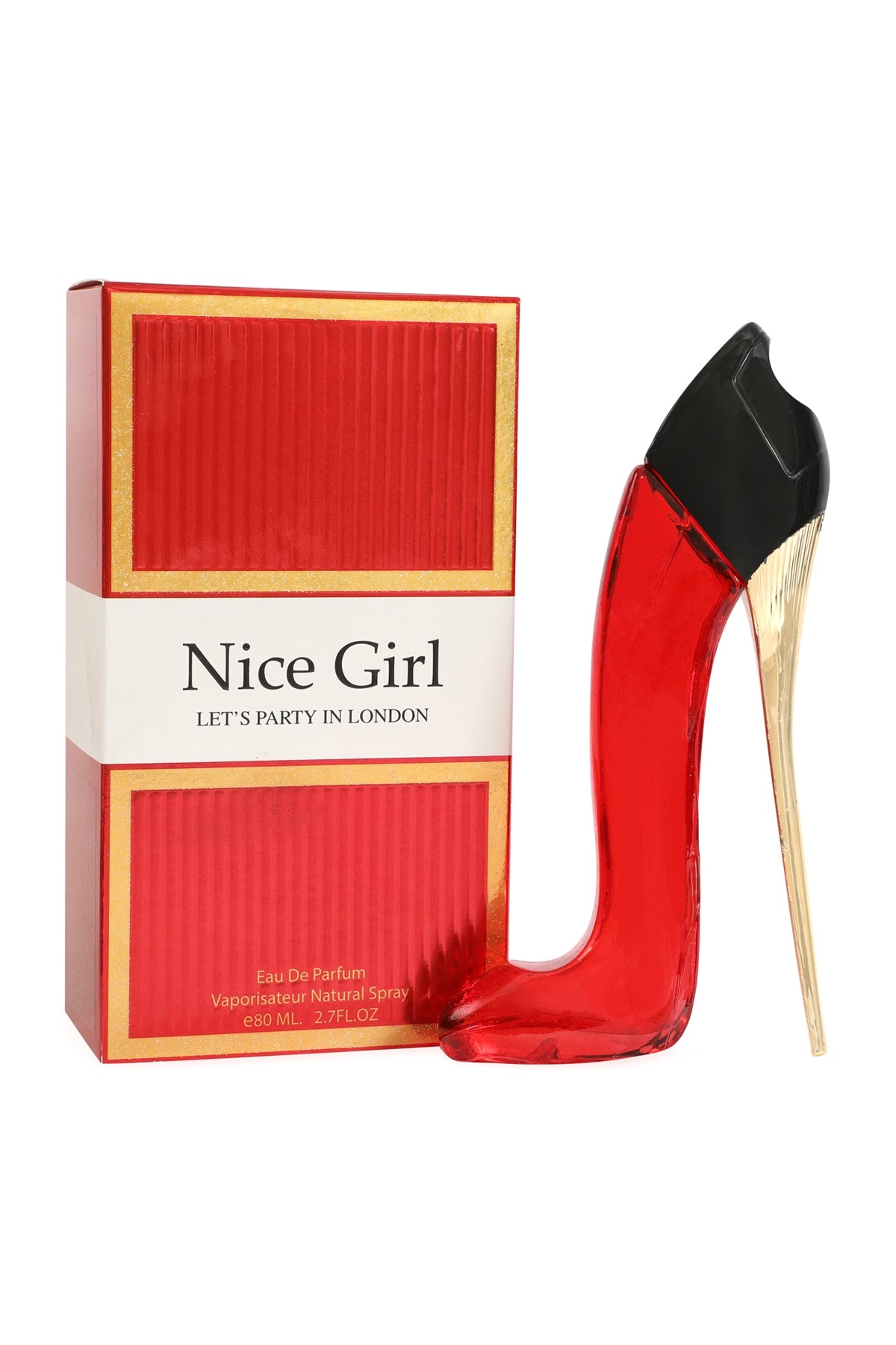NICE GIRL LETS PARTY IN LONDON SPRAY PERFUME EAU DE PARFUM FOR WOMEN - 80ML/2.7FL.OZ