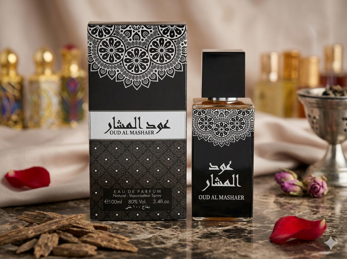 Oud Al Mashaer Cologne Perfume Unisex – Premium Eau De Parfum (100ml) - Men & Women Fragrance