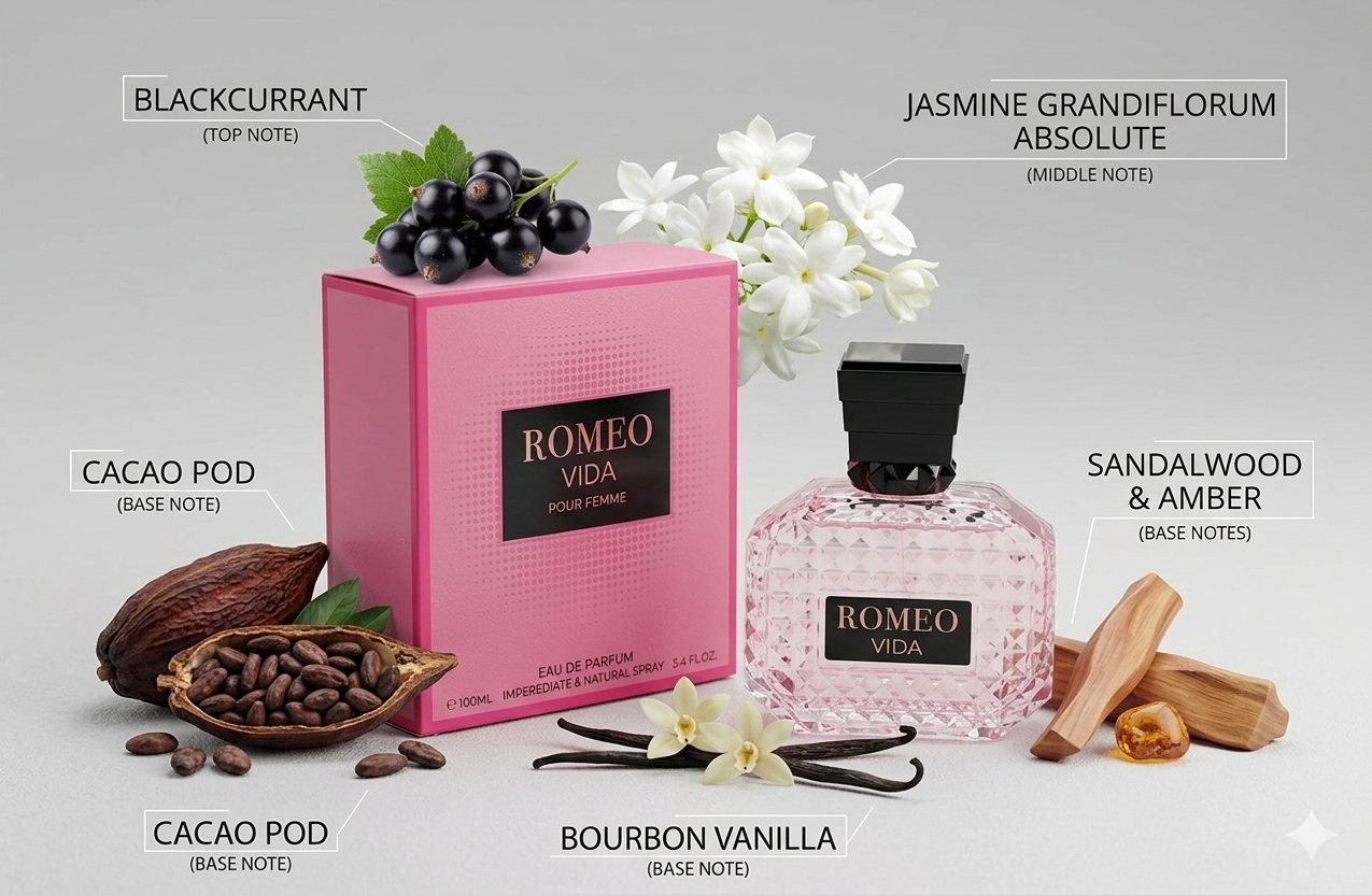 Romeo Vida Perfume - 3.4oz - Women's fragrance inspired by Valentin0