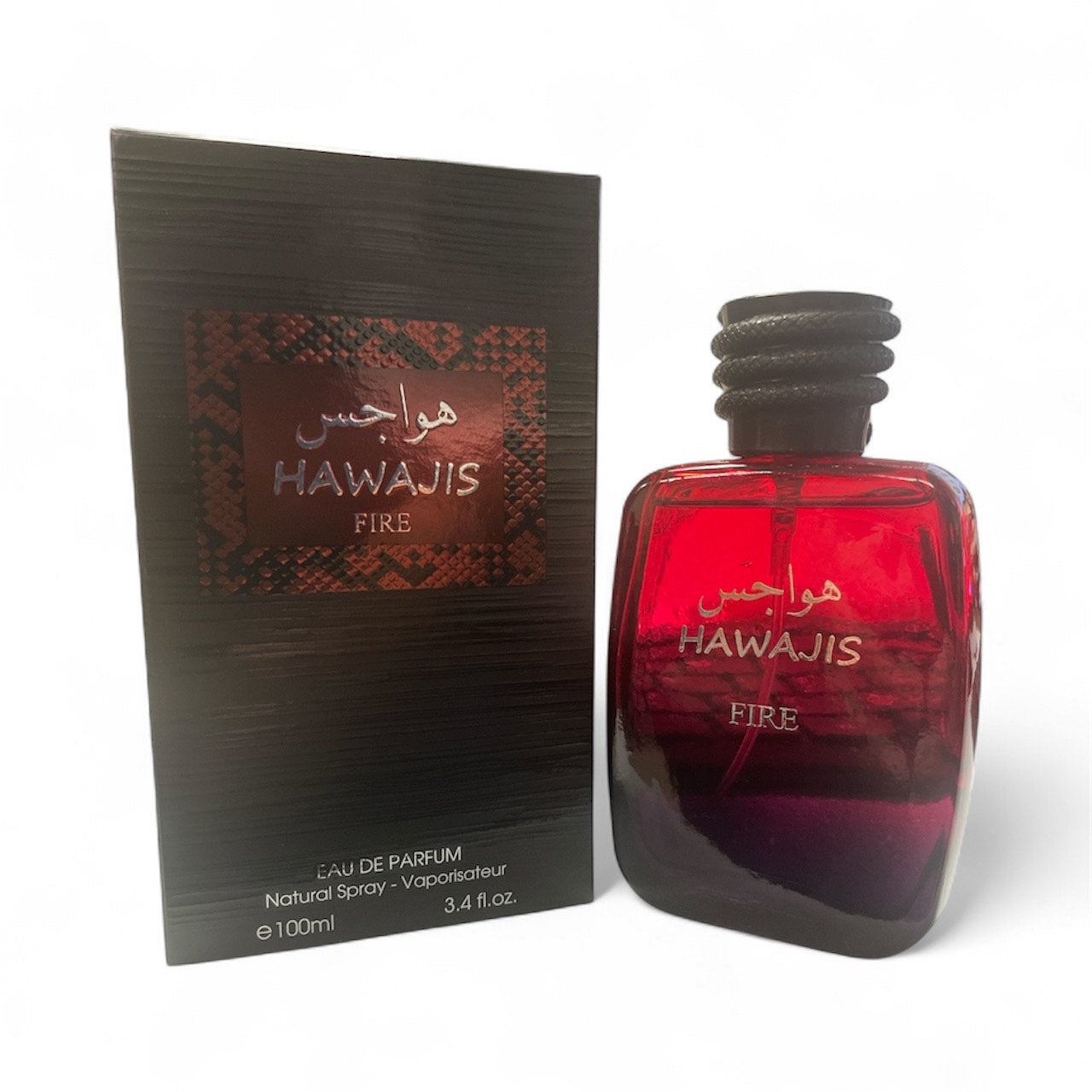 HAWAJIS FIRE EDP Cologne Perfume 100ml EDP Intense Spicy Amber Saffron Unisex Fragrance