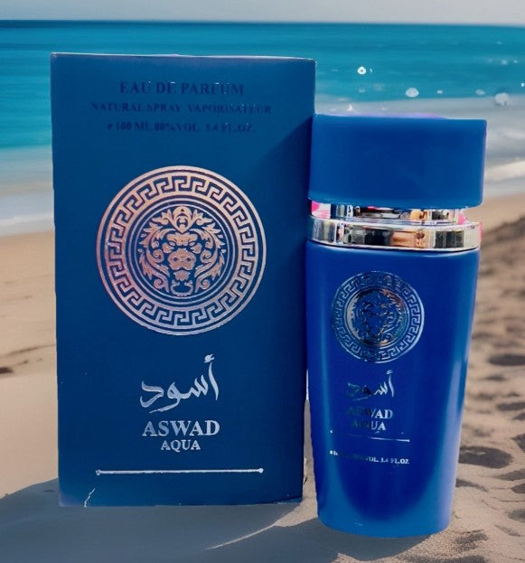 Aswad Aqua Cologne for men - 3.4oz - Inspired by Lattafa