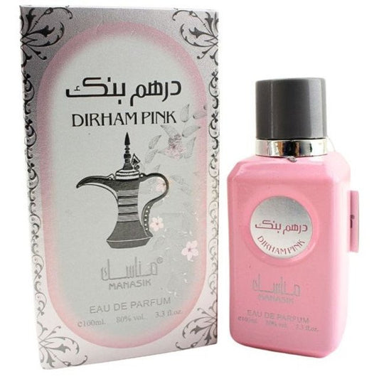 Manasik Dirham Pink Perfume - 3.4oz Arabic Perfume image 0