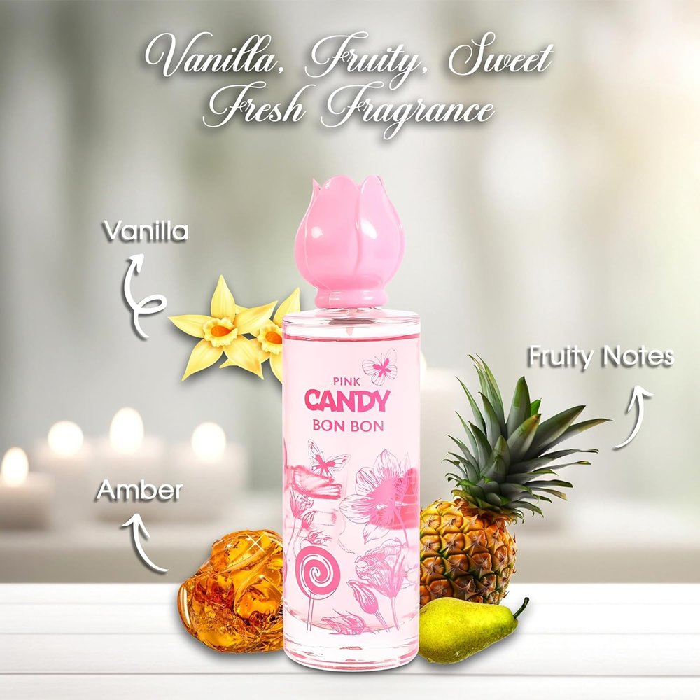 PINK CANDY BONBON Perfume 3.4oz -Inspired by Aquolina's Pink Sugar Lollipink image 1