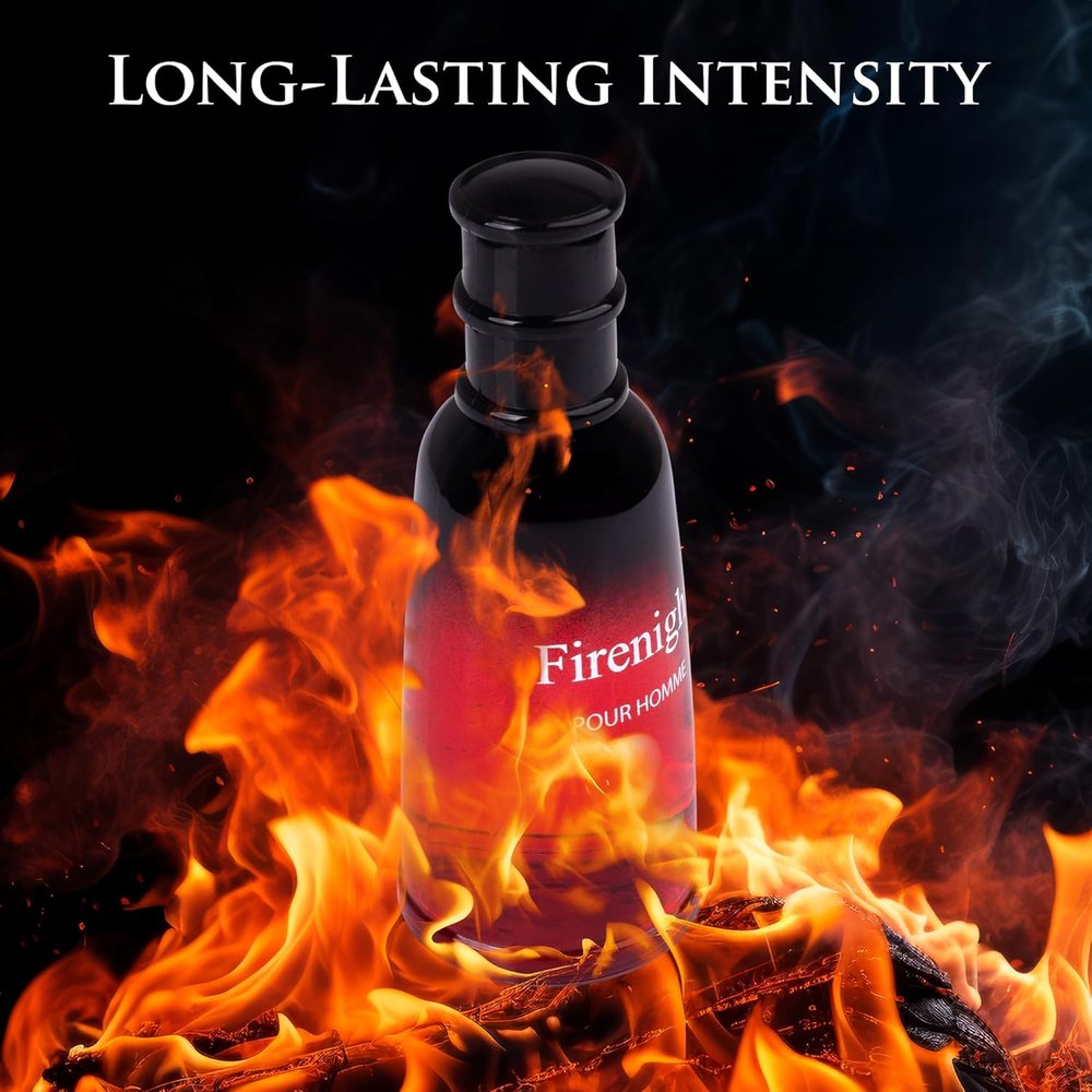 Firenight Cologne For Men 3.4oz Inspired by Dior's Fahrenheit image 2