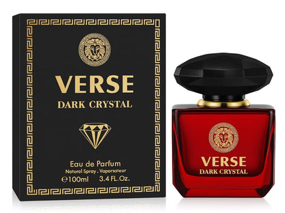 Verse Dark Crystal Perfume for Women - 3.4oz - Inspired by Versace Crystal Noir