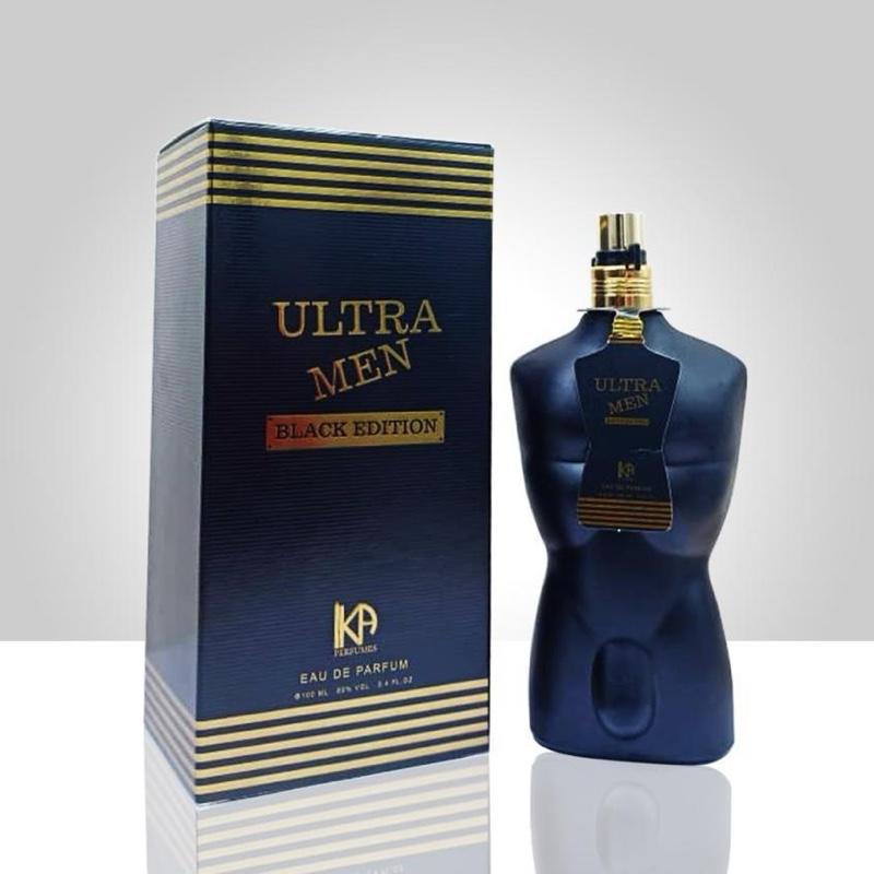 Ultra Men Black Edition Cologne - 3.4oz EDP - Men’s Fragrance - Inspired by JPG