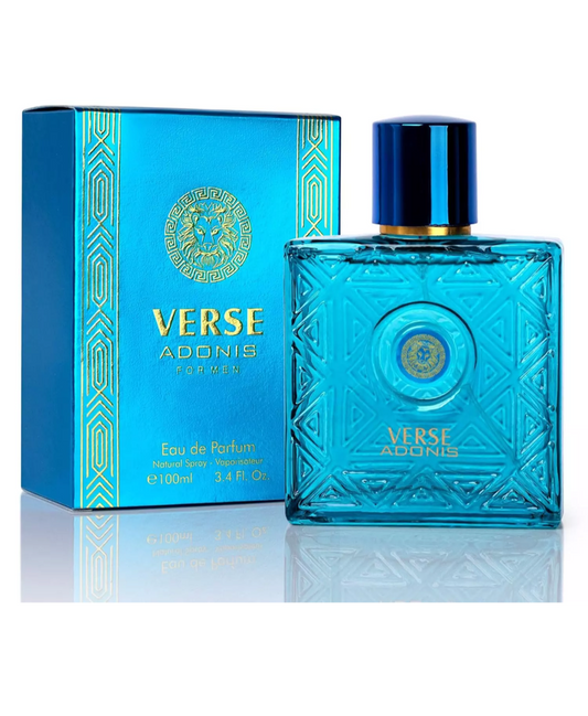 Verse Adonis Eau De Parfum for Men 3.4 Fl. Oz. 100Ml Inspired By Versace image 0