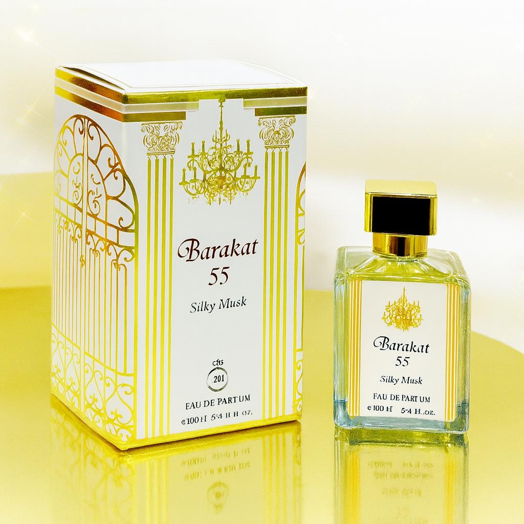 Barakat 55 Silky Musk Eau de Parfum – 100ml - Unisex Fragrance - Inspired by Baccarat
