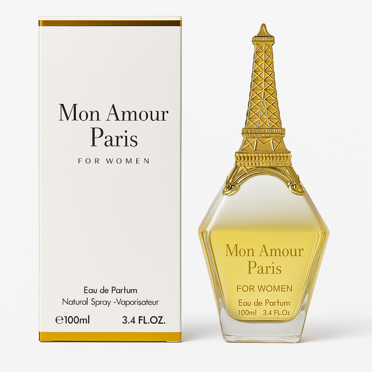 Mon Amour Paris EDP Perfume for Women - 3.4oz Floral Fragrance with Citrus & Vanilla Notes - Inspired by Jadore