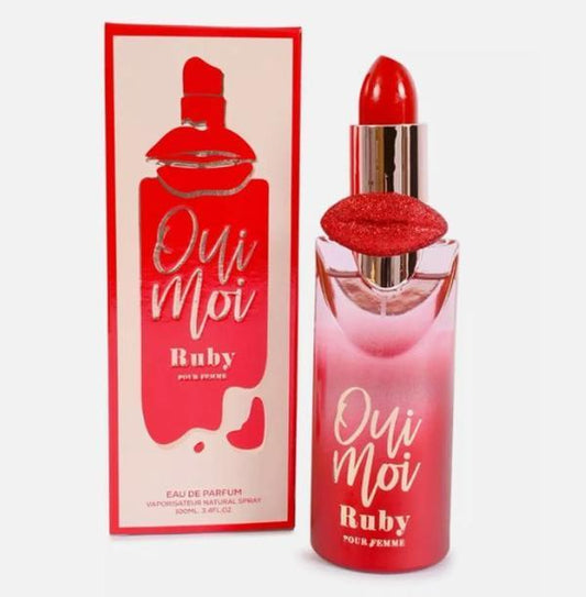OPEN BOX - OUI MOI Ruby Perfume 3.4 Oz EDP Inspired by Cacherel's Yes I Am Bloom Up