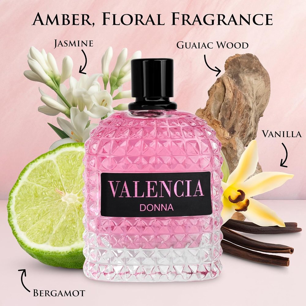 Valencia Donna for Women Perfume 3.4oz - Inspired by Donna Born in Roma image 1