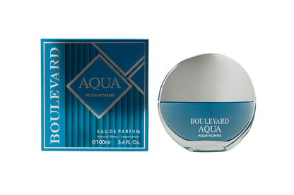 Boulevard Aqua Pour Homme Men's cologne - 3.4oz - Inspired by Bvlgare Aqua for Men