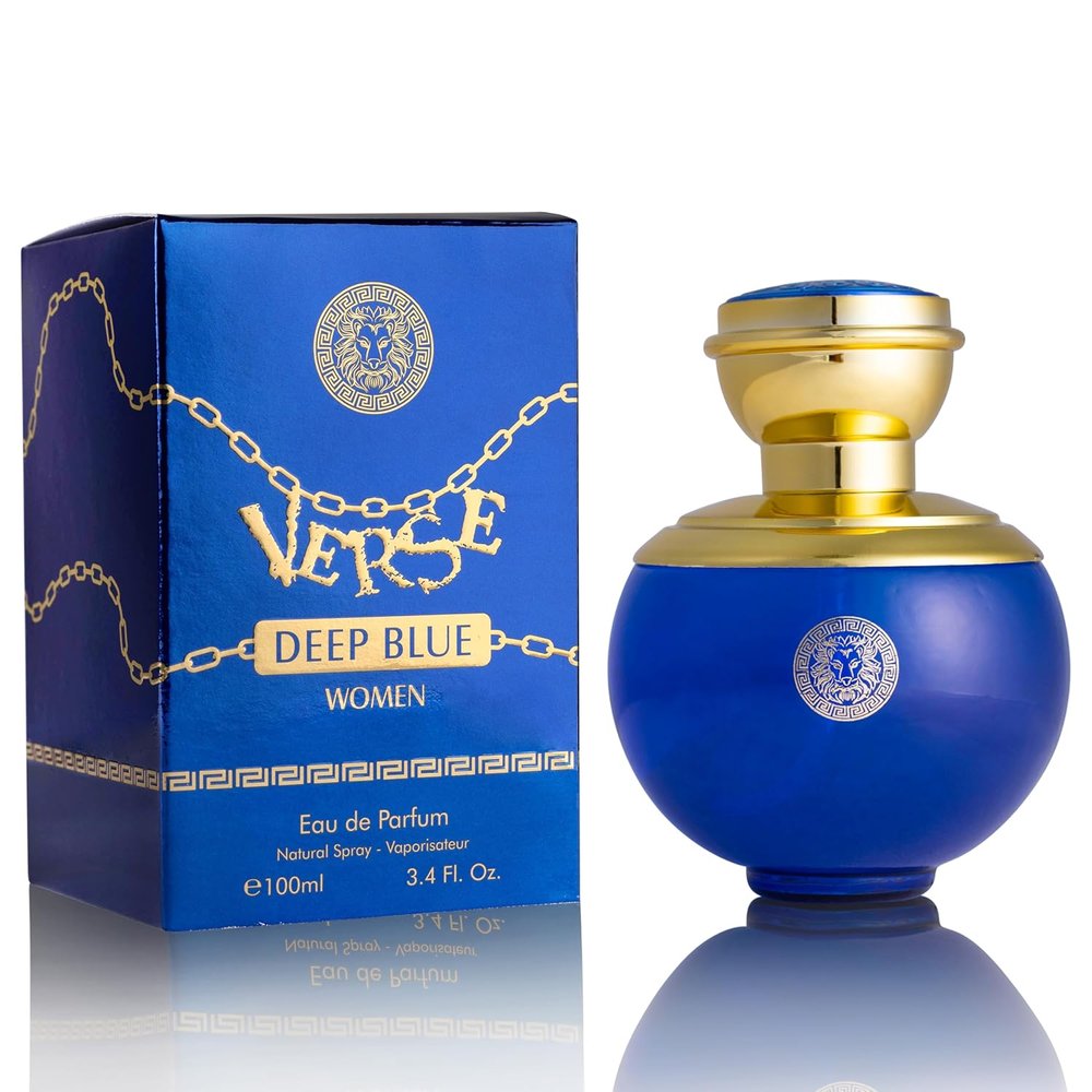Verse Deep Blue for Women 3.4 Oz EDP Inspired by Versace's Dylan Blue image 0