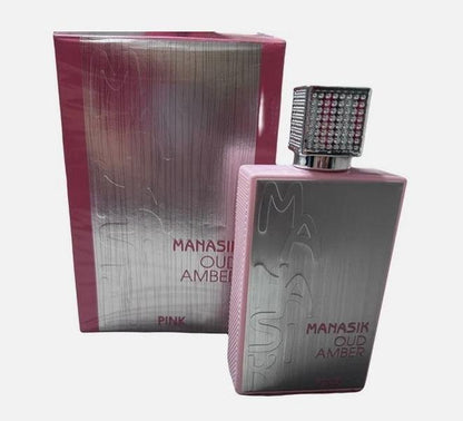 NEW OPEN BOX - Manasik Oud Amber Pink EDP 3.3floz Perfume image 0