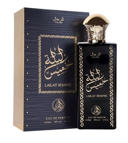 Al Fakhr Lailat Khamis Men Cologne Arabic Fragrance 100ml 3.4oz image 0
