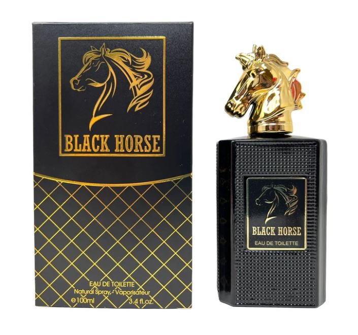 Black Horse Cologne for Men Eau De Toilette 3.4 FL OZ image 1