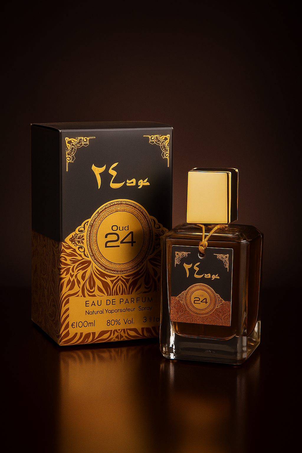 Al Sheikh Oud 24 Hours Cologne Spray Unisex 3.4oz image 0
