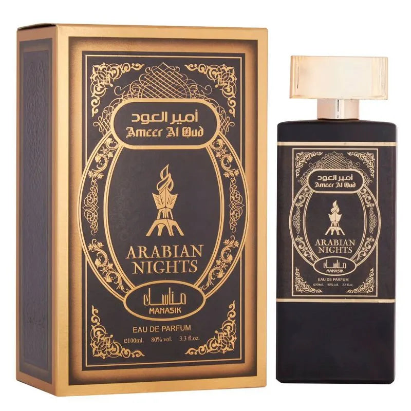 Ameer Al Oud – Arabian Nights Eau de Parfum 100ml / 3.4 fl oz - Unisex Fragrance