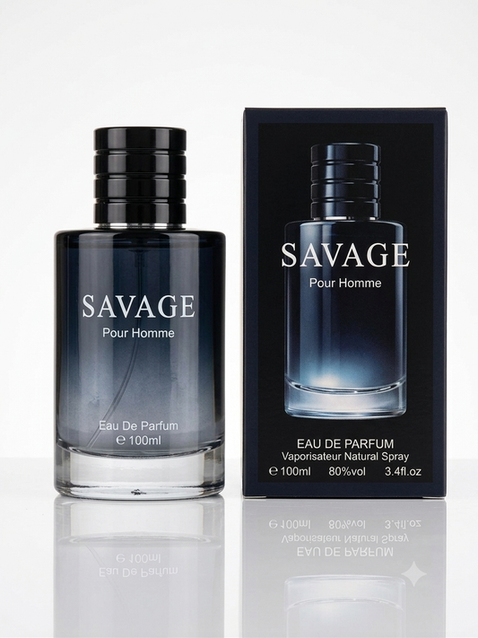 Savage Pour Homme Cologne - 3.4oz EDP - Inspired by Sauvag e