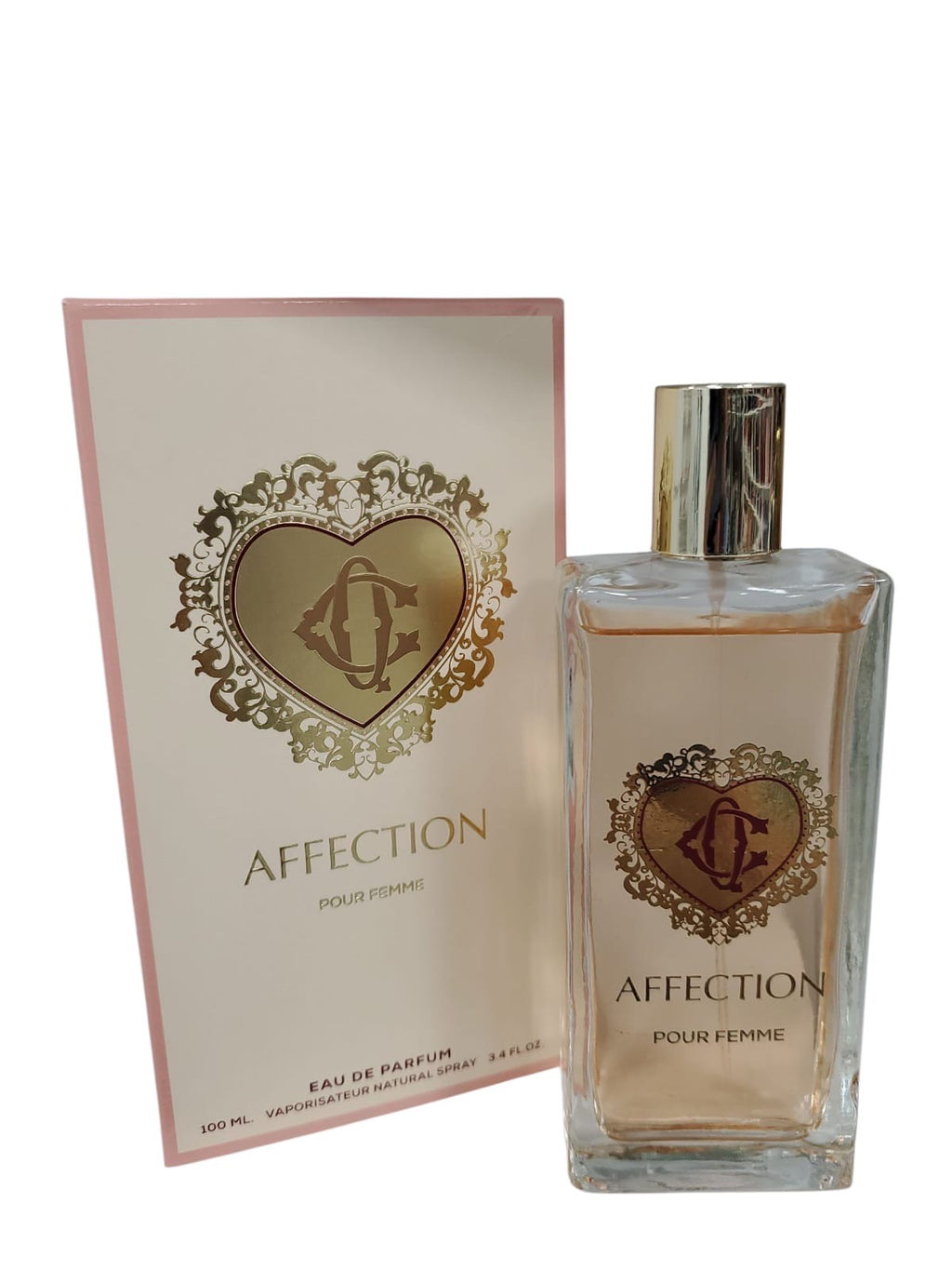 Affection Pour Femme Perfume - 3.4oz - Pistachio Jasmine Raspberry Vanilla Women's Fragrance Eau de Parfum 100ml