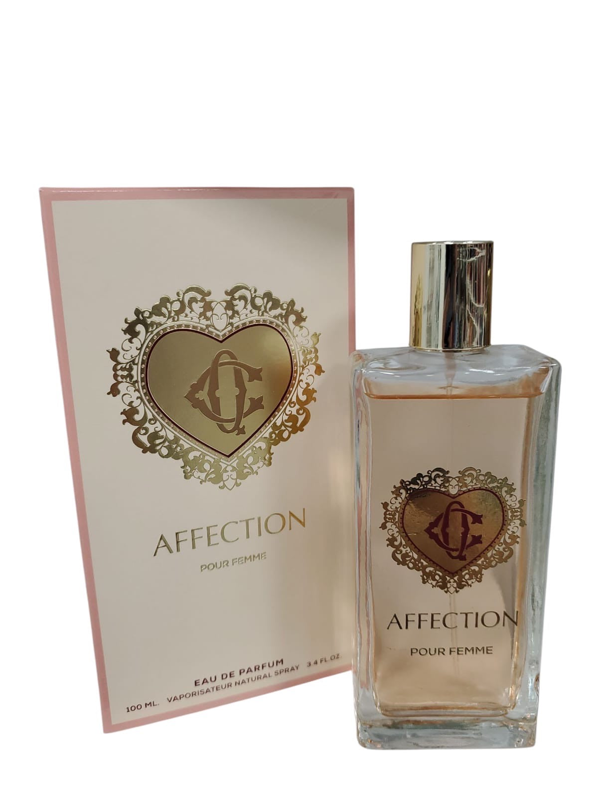 Affection Pour Femme Perfume - 3.4oz - Pistachio Jasmine Raspberry Vanilla Women's Fragrance Eau de Parfum 100ml