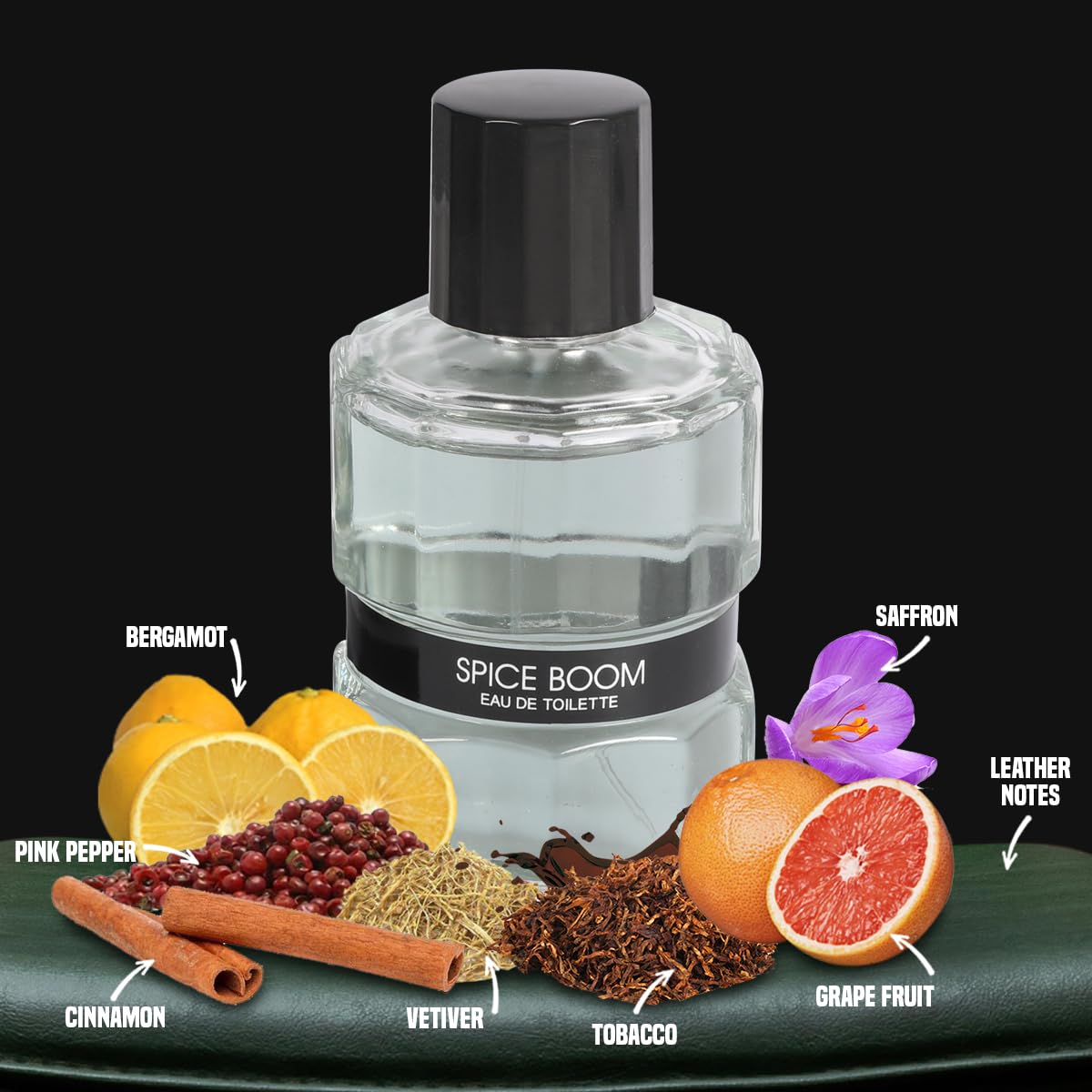 Spice Boom Spray Men's Cologne - 3.4oz - Inspired by Spicebomb