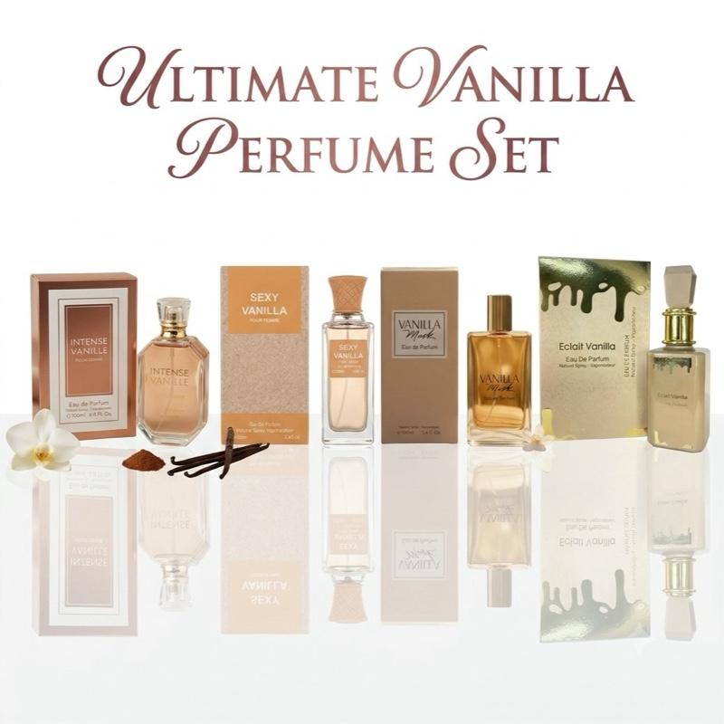 Ultimate Vanilla Perfume Bundle - 3.4oz EDP Full-Size Fragrance Women's Set