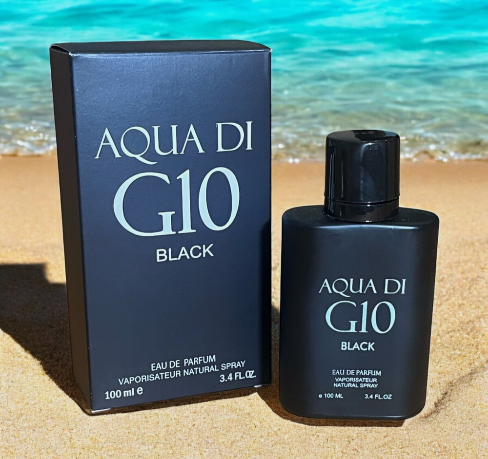 Aqua Di G10 Black 3.4 fl oz Cologne Inspired By Aqua Di Gio Black image 0