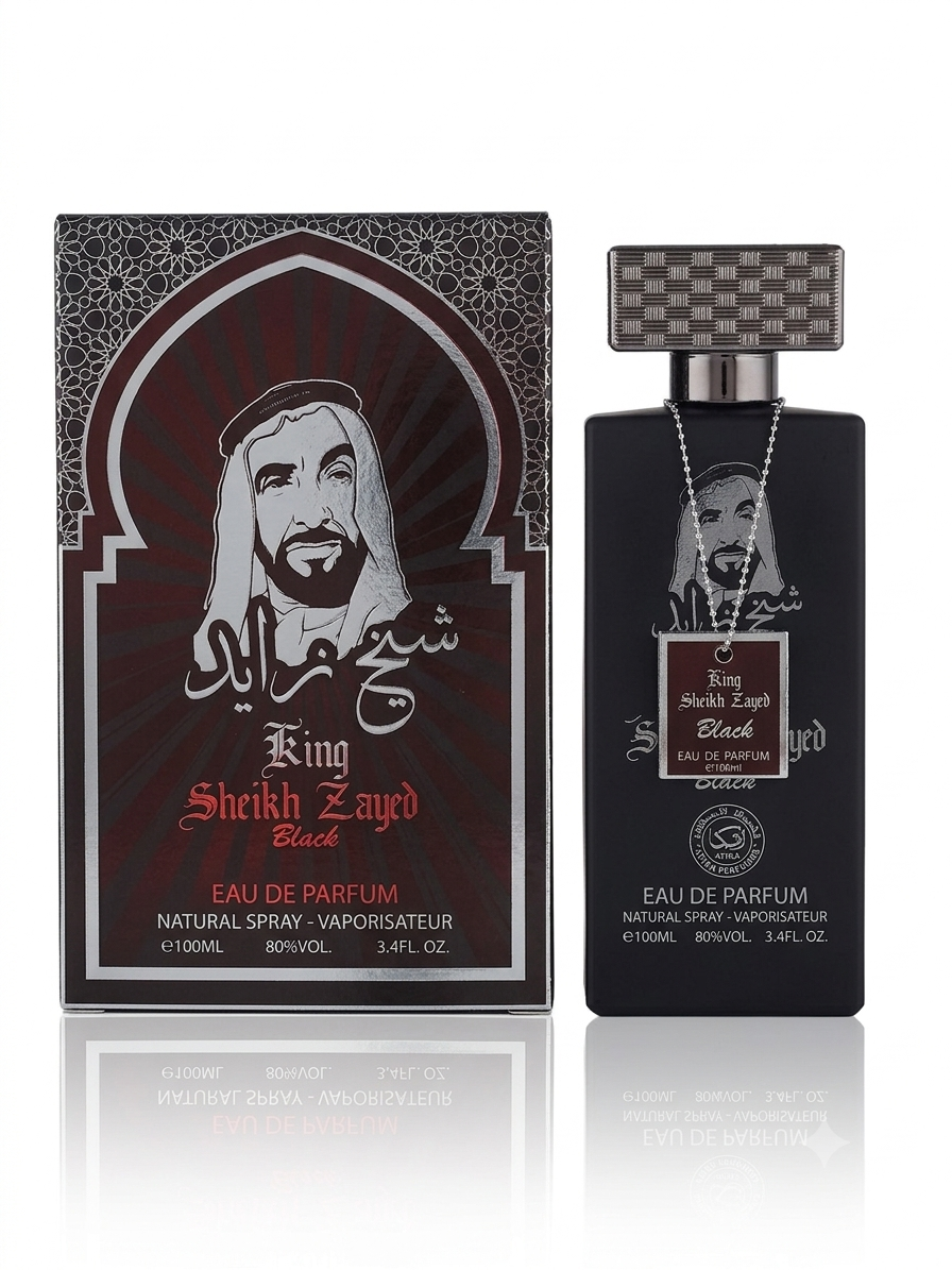 King Sheikh Zayed Black Cologne  - The Ultimate Aventus-Inspired Fragrance 3.4oz