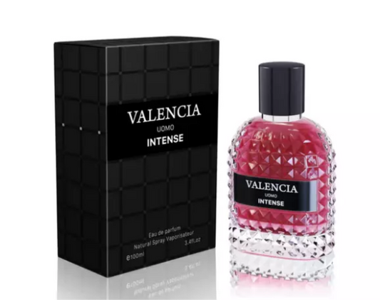 Valencia Uomo Intense Eau De Parfum Masculine Fruity Cologne For Men 100 ML image 0