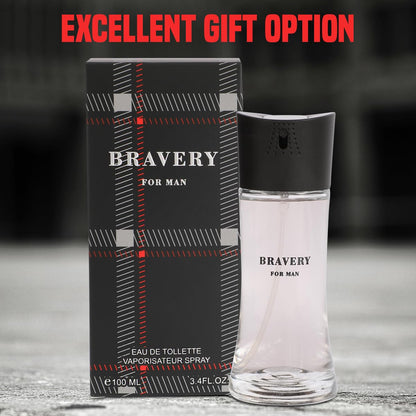 Bravery Spray Cologne - EDT for Men - 3.4 fl.oz - Inspired by Burberry Touch