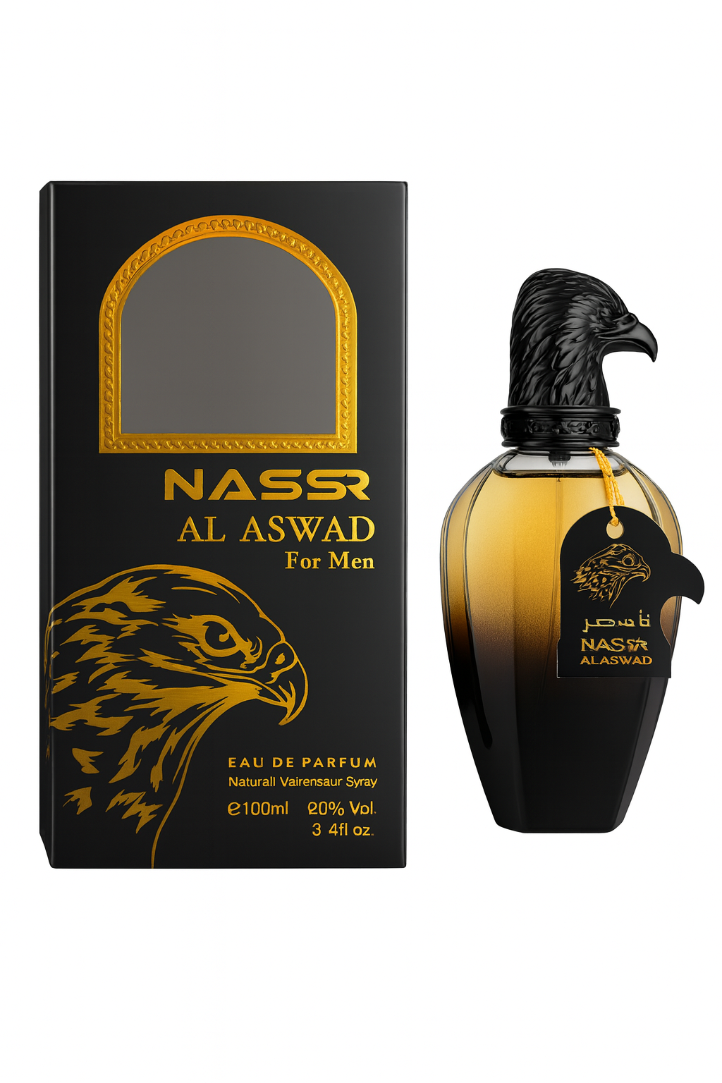 NASR Al Aswad for Men - 3.4oz - Arabic Fragrance