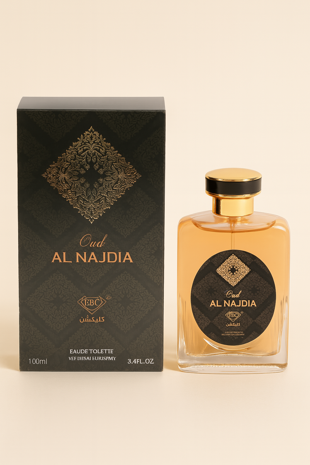 Oud Al Najdia Cologne for Men – 100ml - INSPIRED BY LATTAFA BADEE AL OUD BLACK