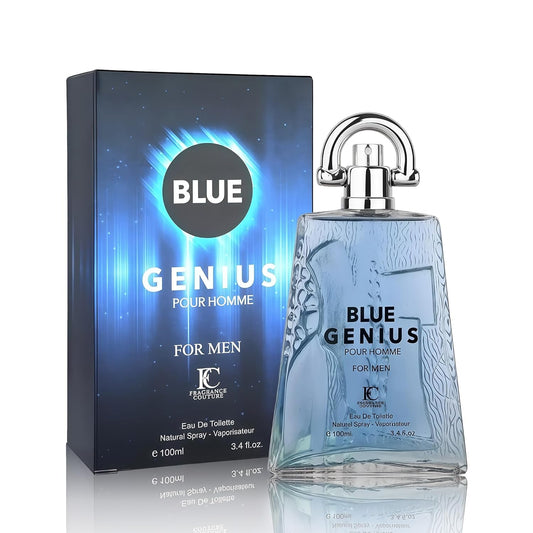 Genius Blue For Men   3.4oz/100mL  Eau de Toilette  Inspired by Givenchy's Pi Neo