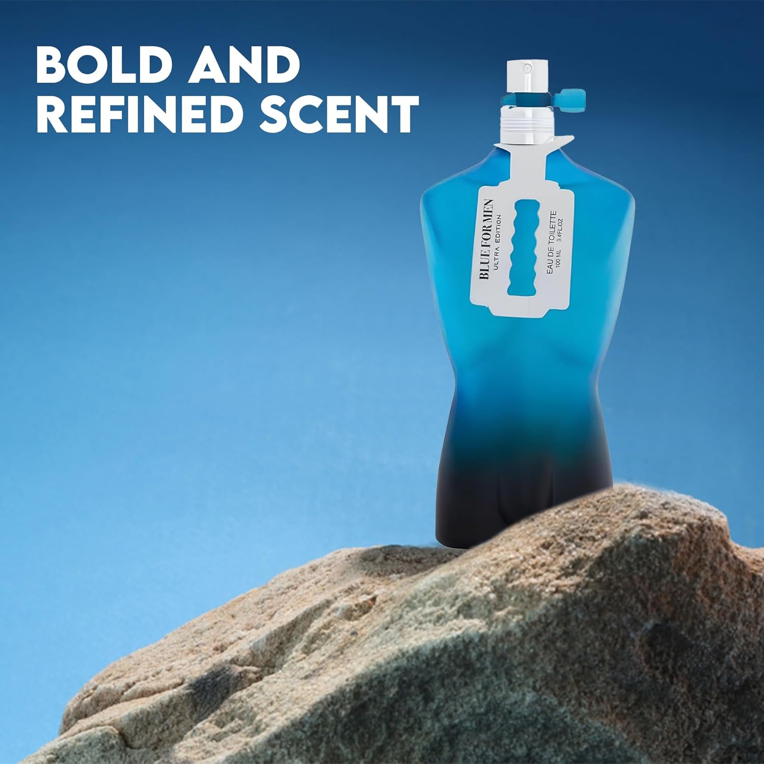 Blue For Men Cologne Fragrance Collection – Gold, Ultra, and Noir Editions