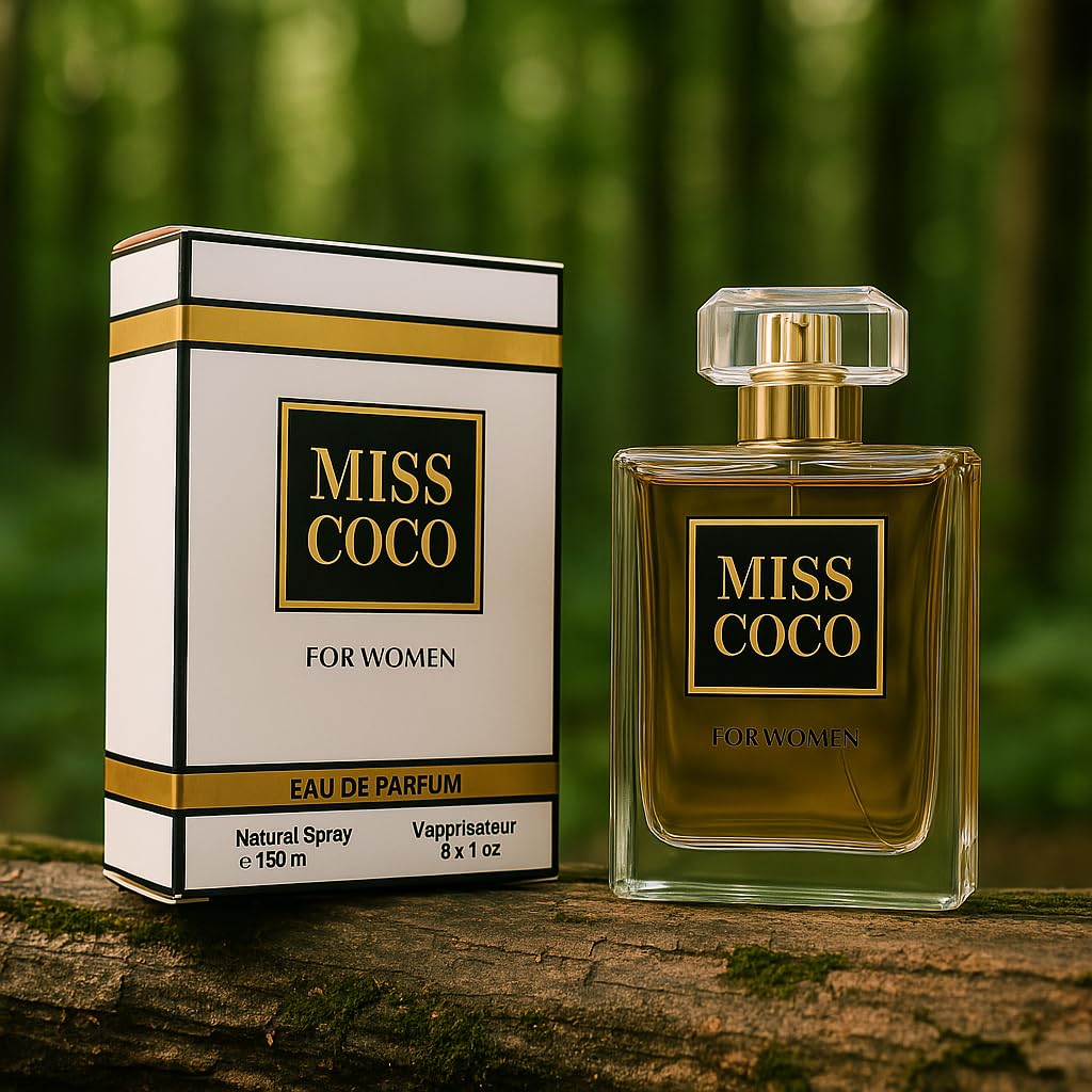 MISS COCO Women's Eau De Parfum 3.4 Fl. Oz. Spray Perfume - Inspired by COCO Cha