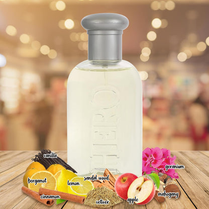 Hero Spray Cologne for Men - 100ml / 3.4 fl.oz- Inspired by Hugo Boss