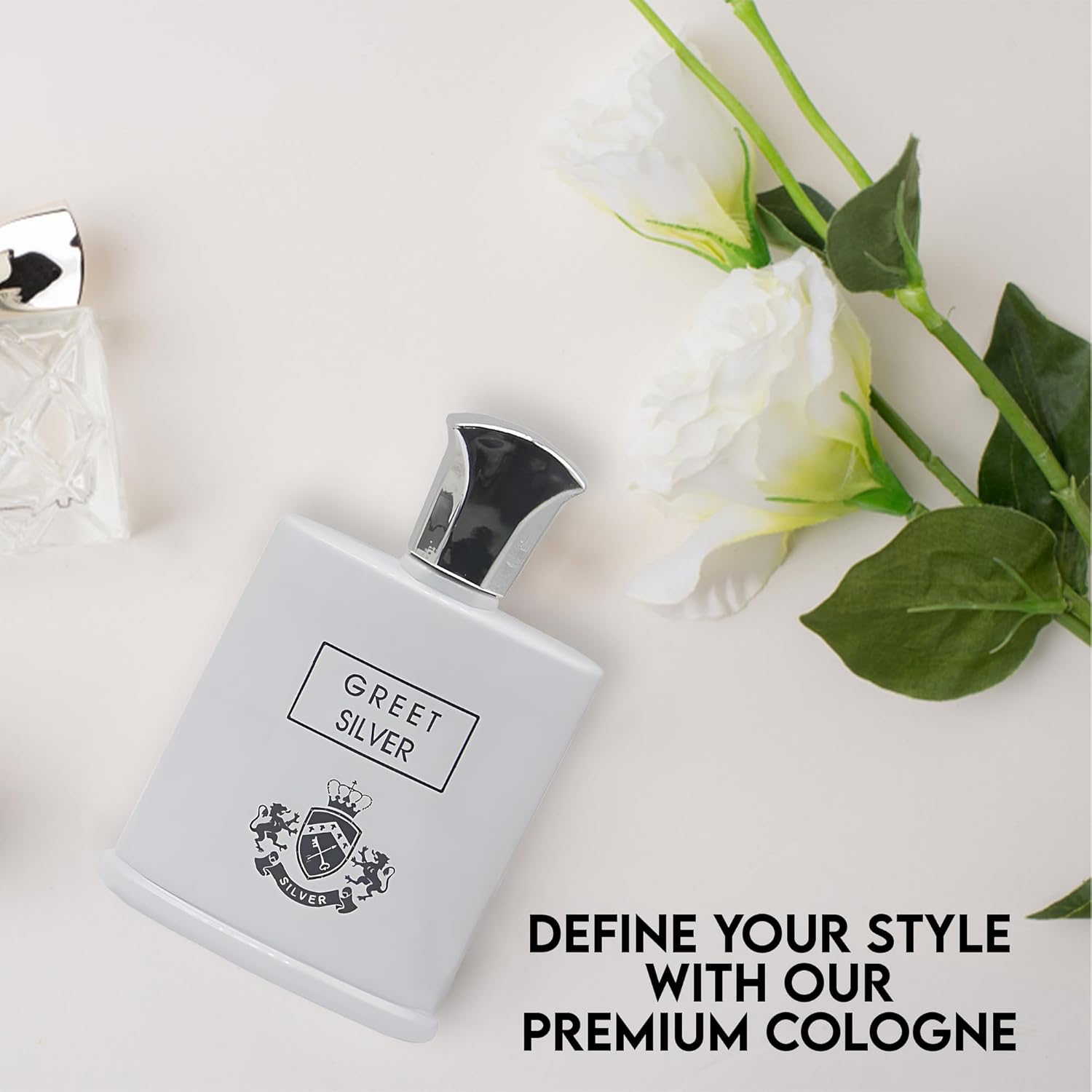 Greet Silver Men's Cologne - 3.4oz - Inspired my Creed Silver Mountain Water