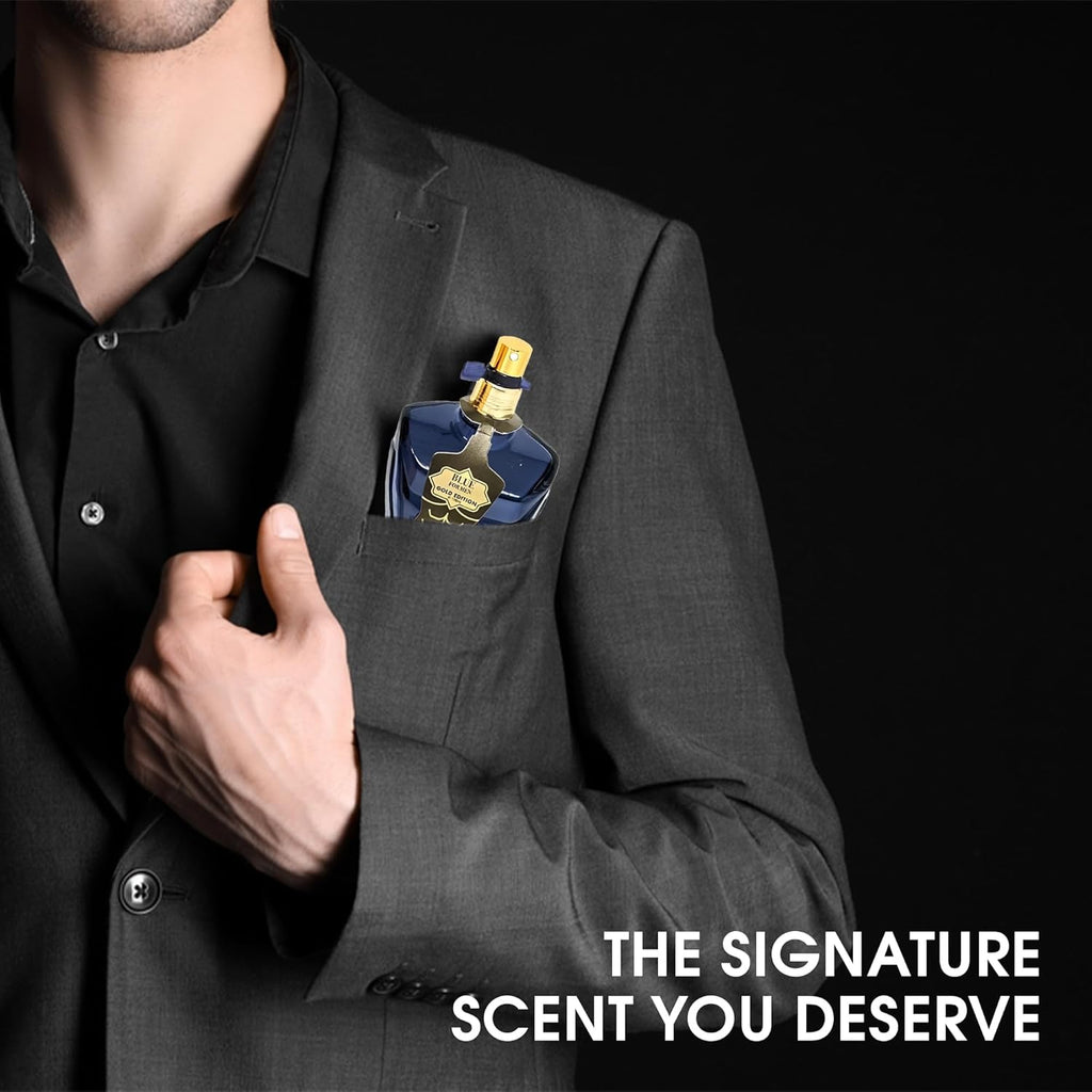 Blue For Men Cologne Fragrance Collection – Gold, Ultra, and Noir Editions