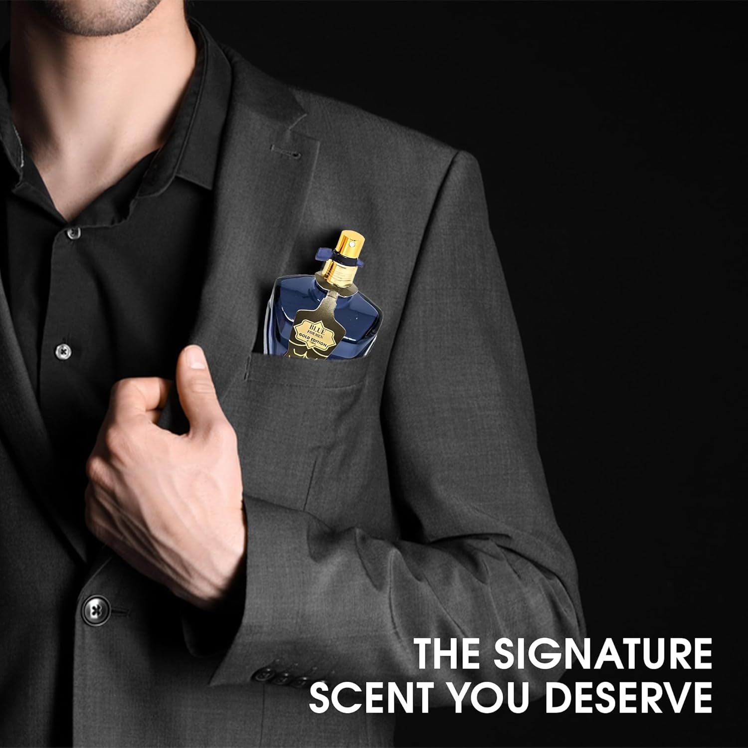 Blue For Men Cologne Fragrance Collection – Gold, Ultra, and Noir Editions