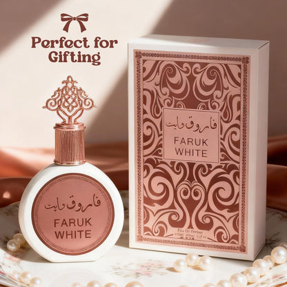 Faruk White Perfume for Women - 3.4oz EDP Light Floral Fruity Perfume 100ML 3.4 FL Oz
