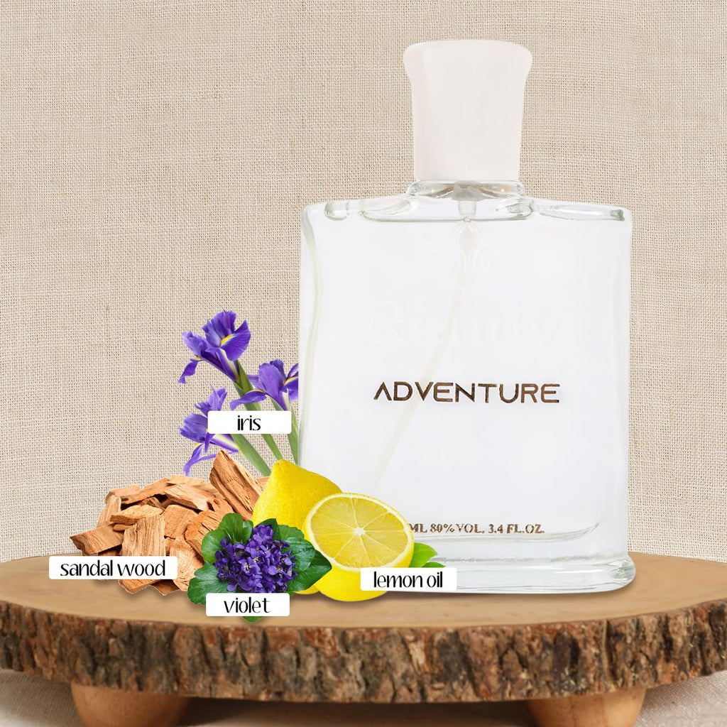 Ready Adventure Spray Cologne for Men - Eau De Parfum for Men - 3.4 fl.oz