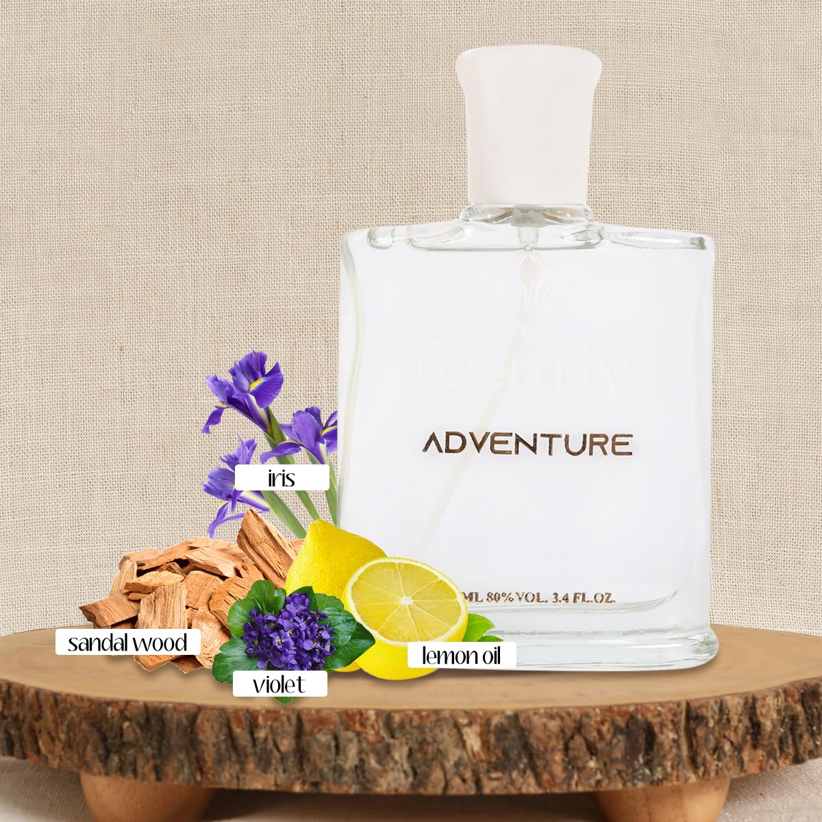Ready Adventure Spray Cologne for Men - Eau De Parfum for Men - 3.4 fl.oz